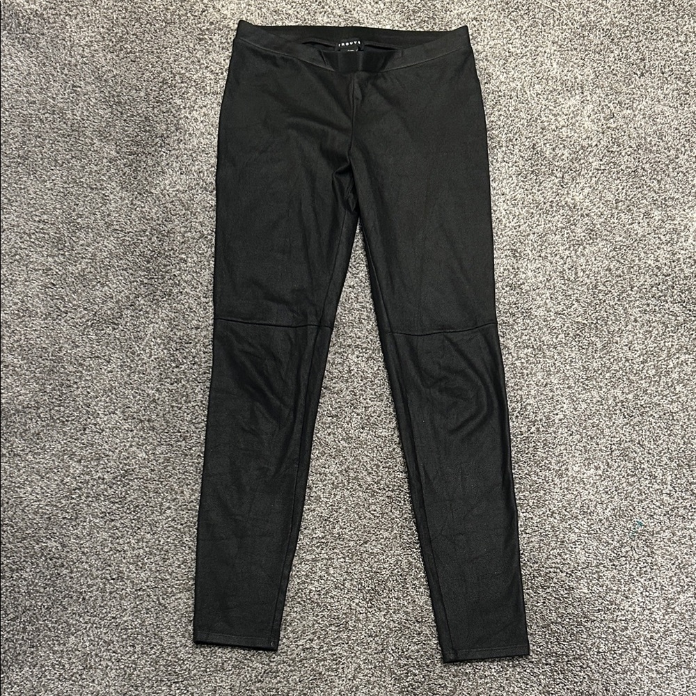 Trouve Faux Leather Leggings S